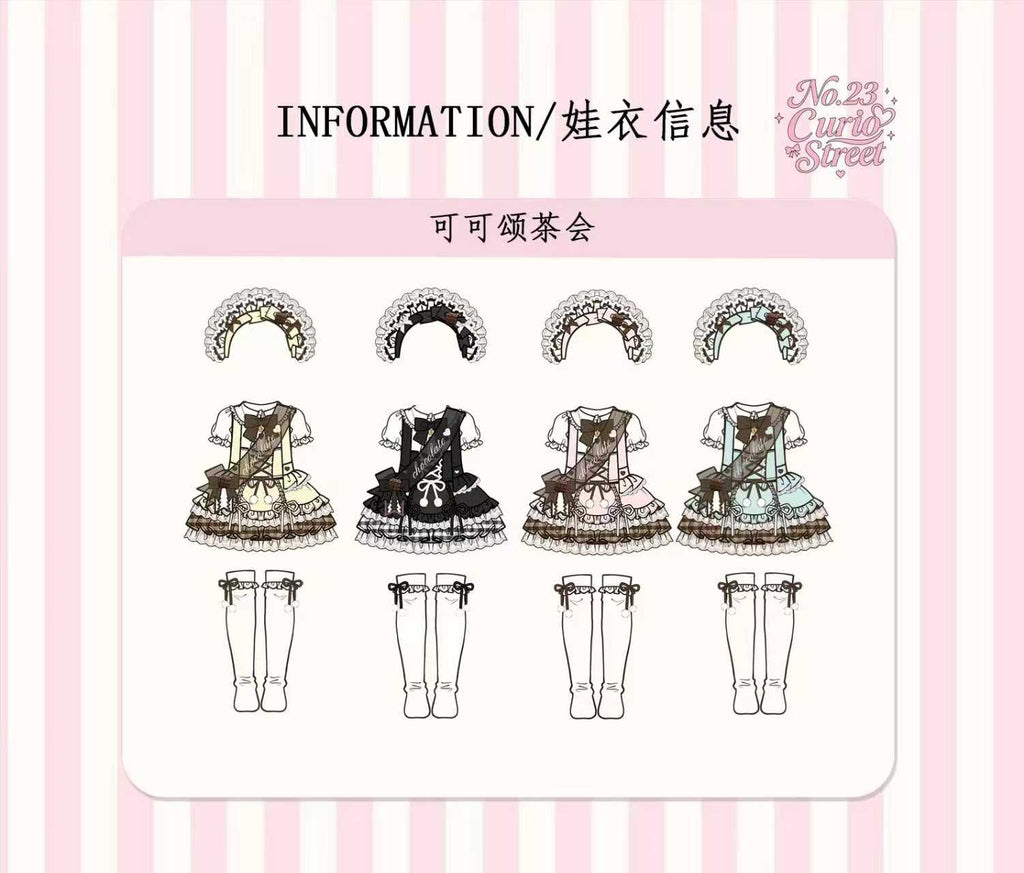 Antique Street Little Bear | Azone/ob22 Cute Lolita Special 6BJD Baby Clothes (Black)