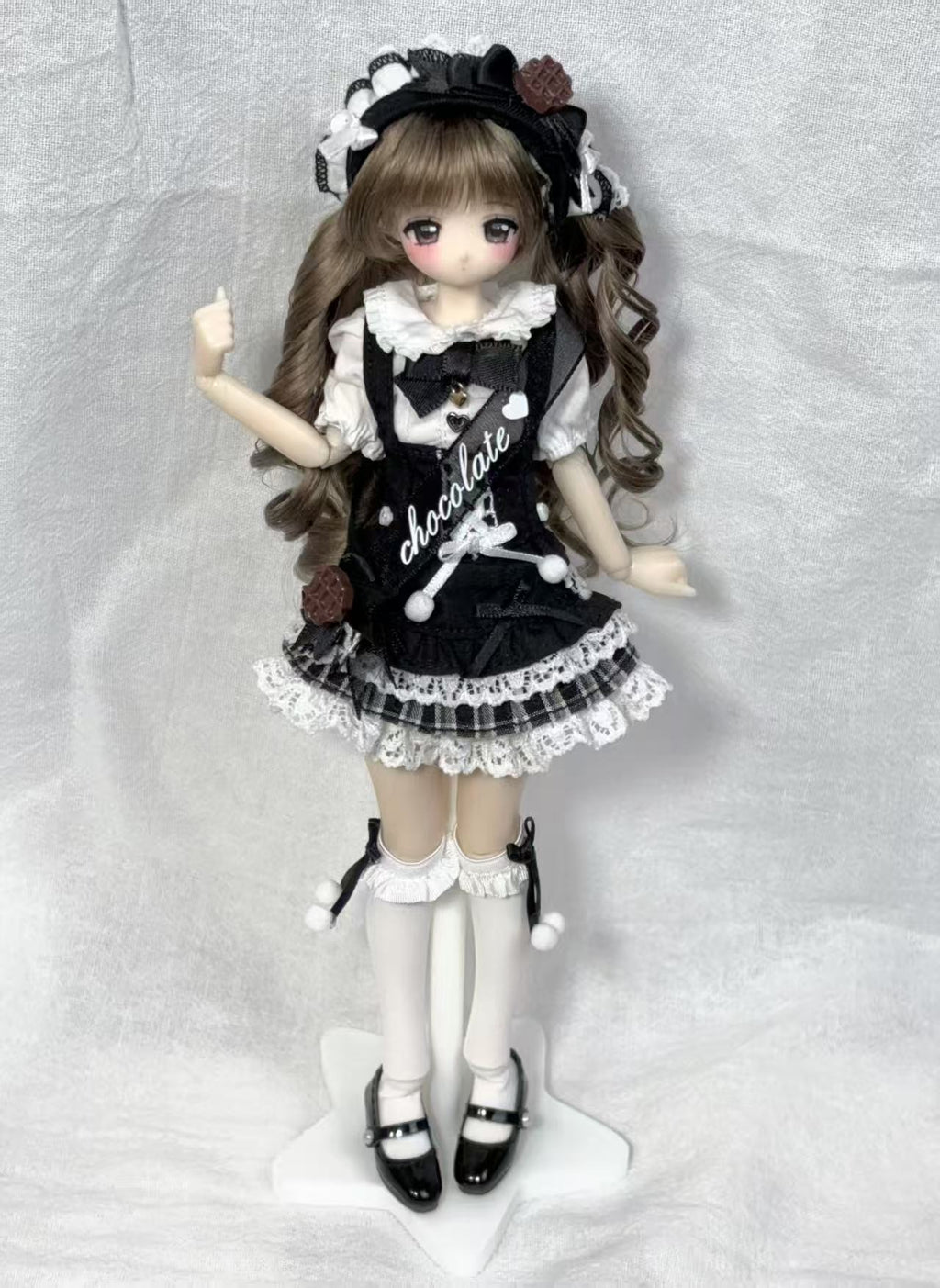 Antique Street Little Bear | Azone/ob22 Cute Lolita Special 6BJD Baby Clothes (Black)