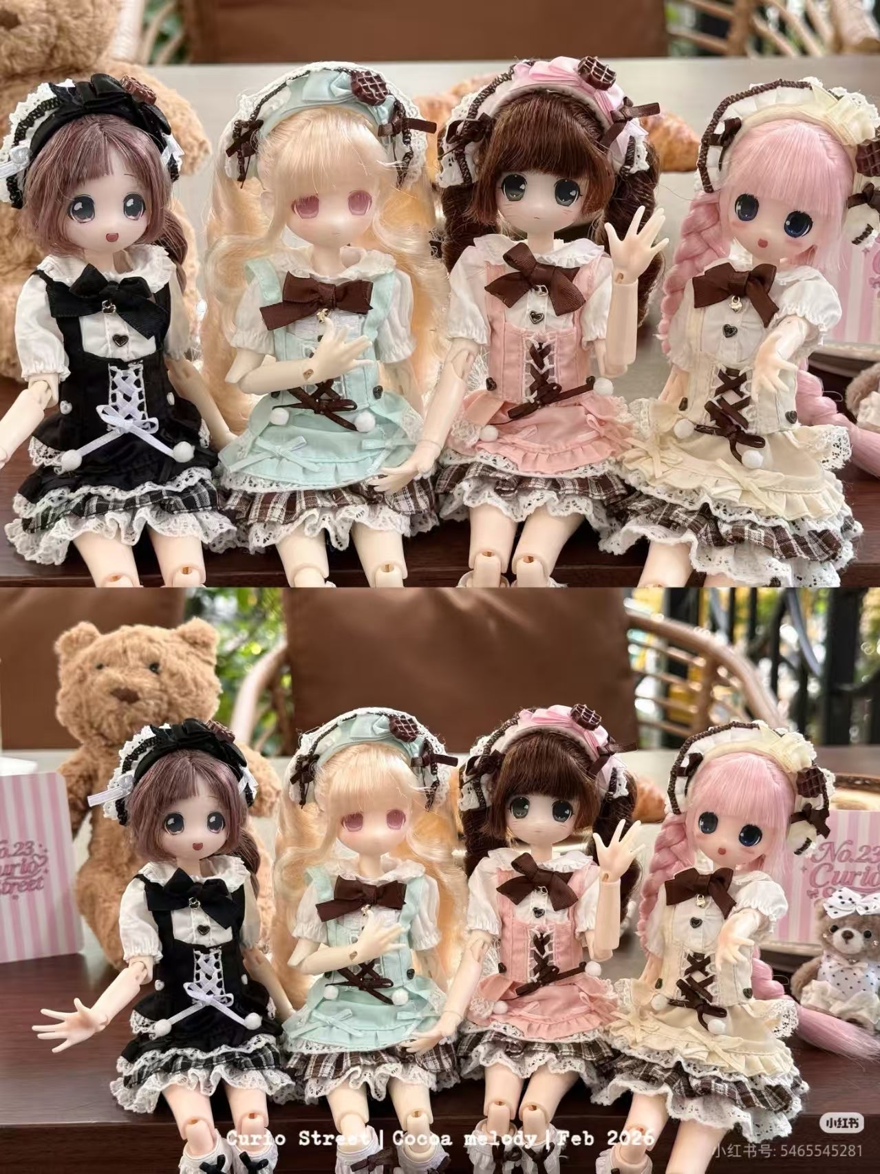 Antique Street Little Bear | Azone/ob22 Cute Lolita Special 6BJD Baby Clothes (Yellow)
