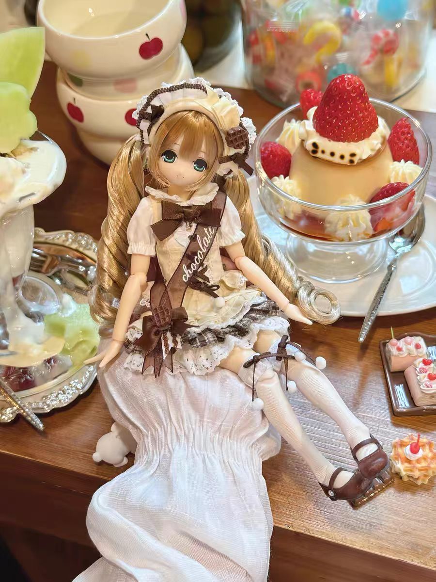 Antique Street Little Bear | Azone/ob22 Cute Lolita Special 6BJD Baby Clothes (Yellow)