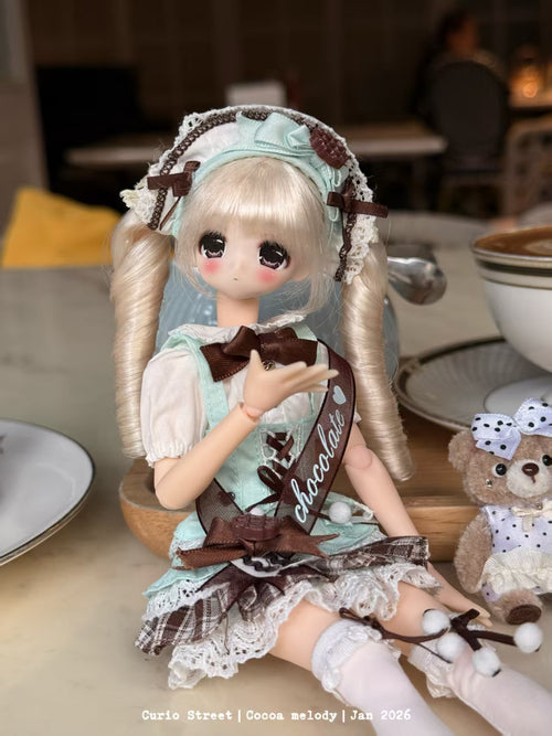 Antique Street Bear | azone/ob22 Cute Lolita Special 6bjd Baby Clothes (Menthol Green)